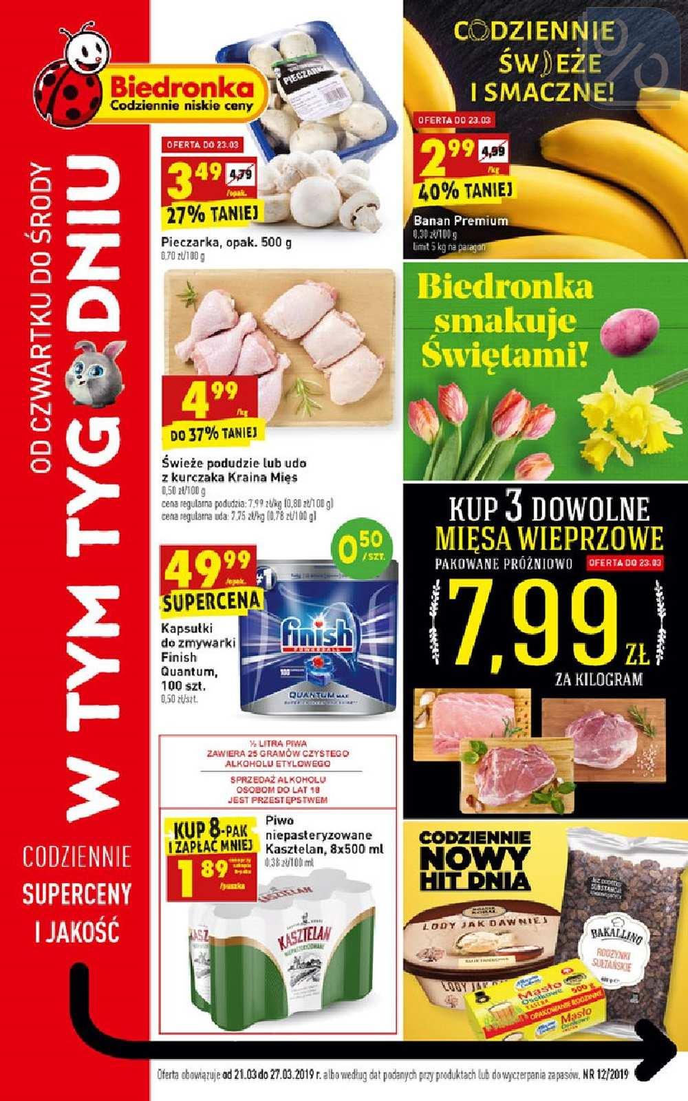 Gazetka promocyjna Biedronka str. 1