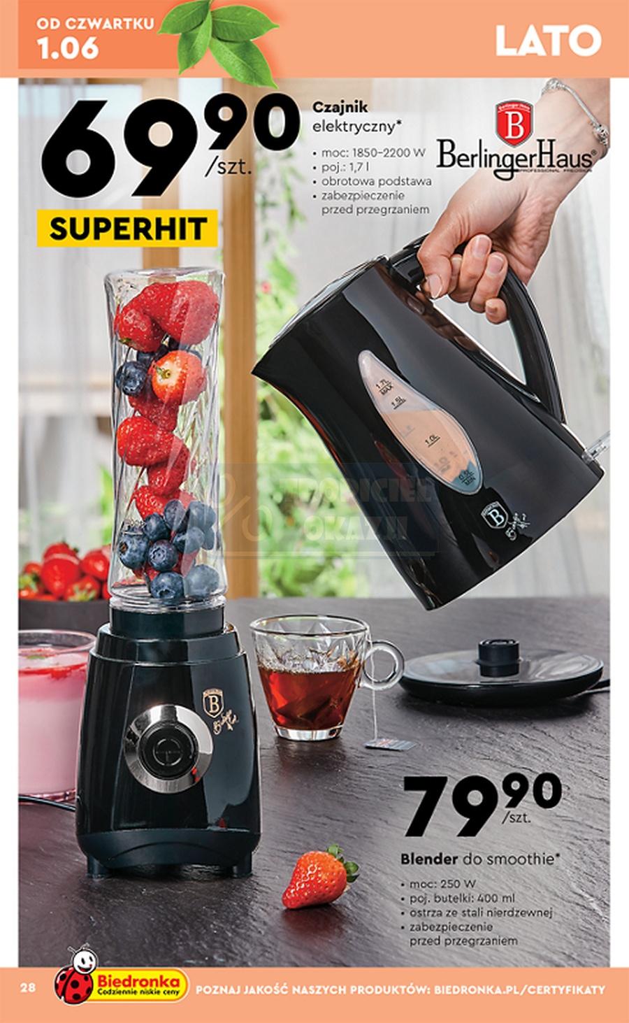 Gazetka promocyjna Biedronka str. 28