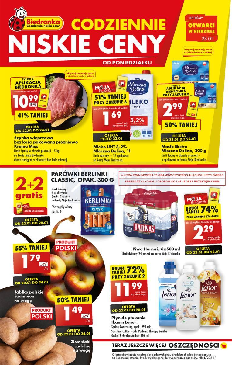 Gazetka promocyjna Biedronka str. 1