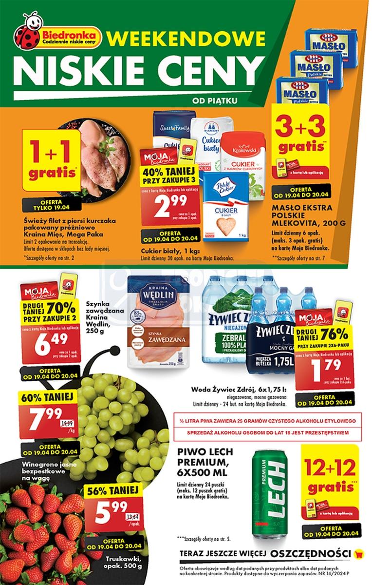 Gazetka promocyjna Biedronka str. 1