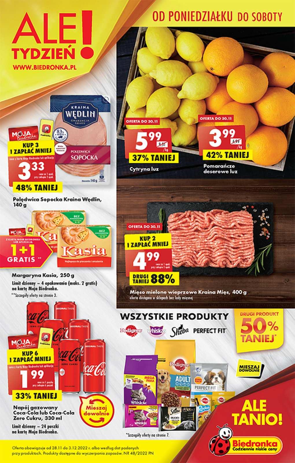 Gazetka promocyjna Biedronka str. 1