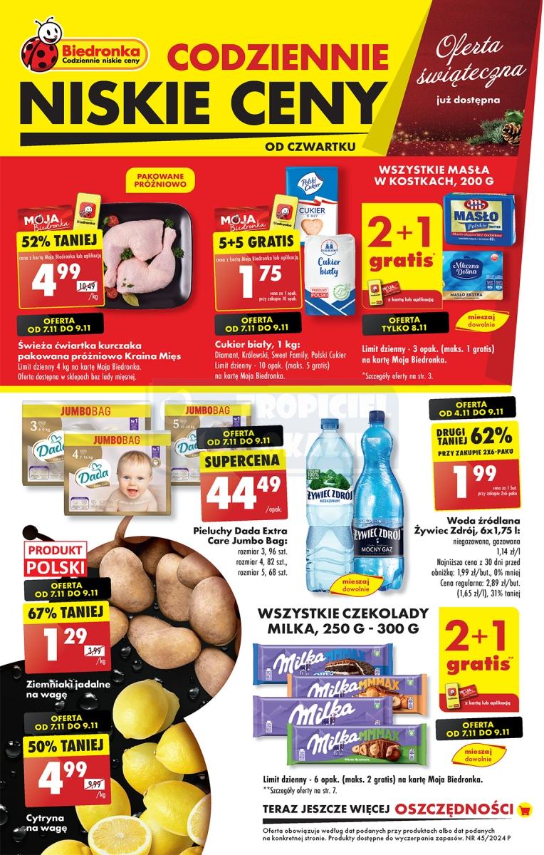 Gazetka promocyjna Biedronka str. 1