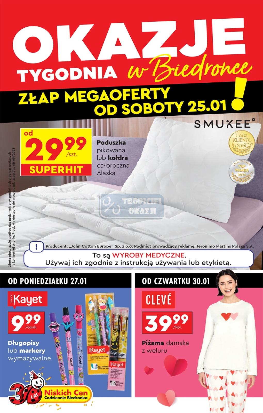 Gazetka promocyjna Biedronka str. 1