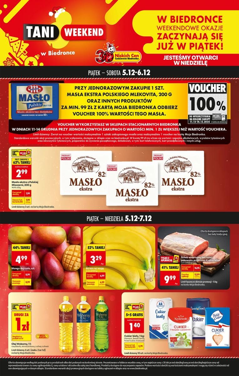 Gazetka promocyjna Biedronka str. 1