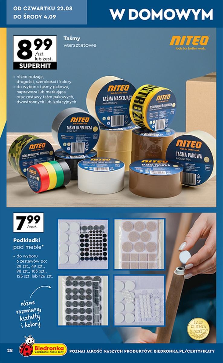 Gazetka promocyjna Biedronka str. 28