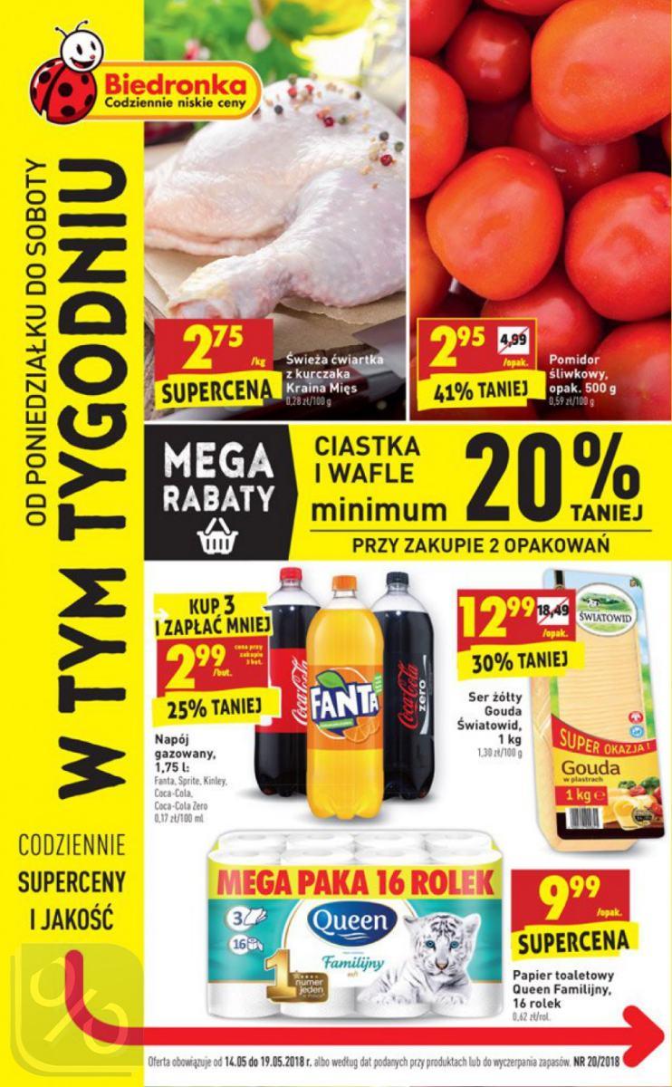 Gazetka promocyjna Biedronka str. 1