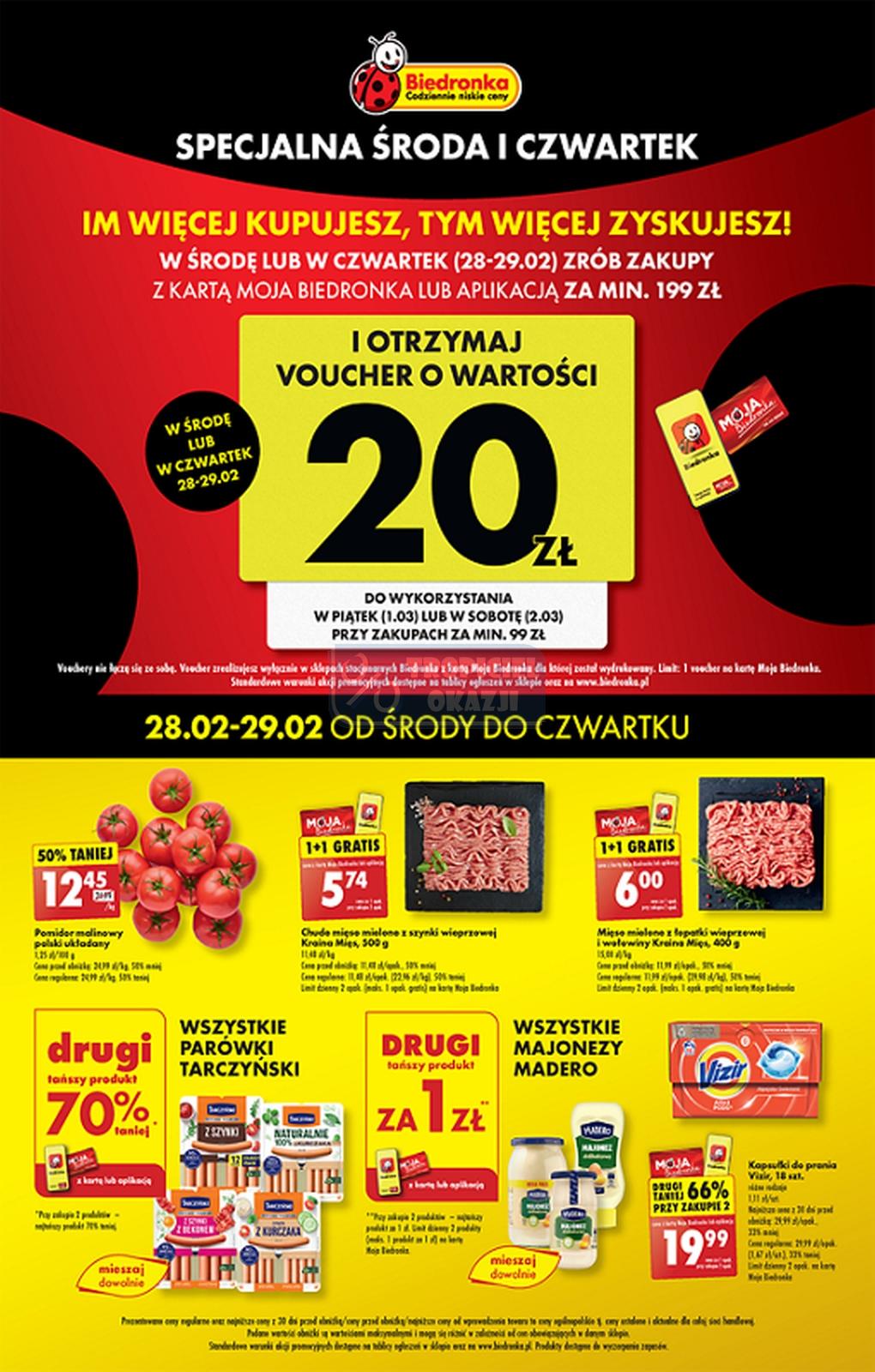 Gazetka promocyjna Biedronka str. 1