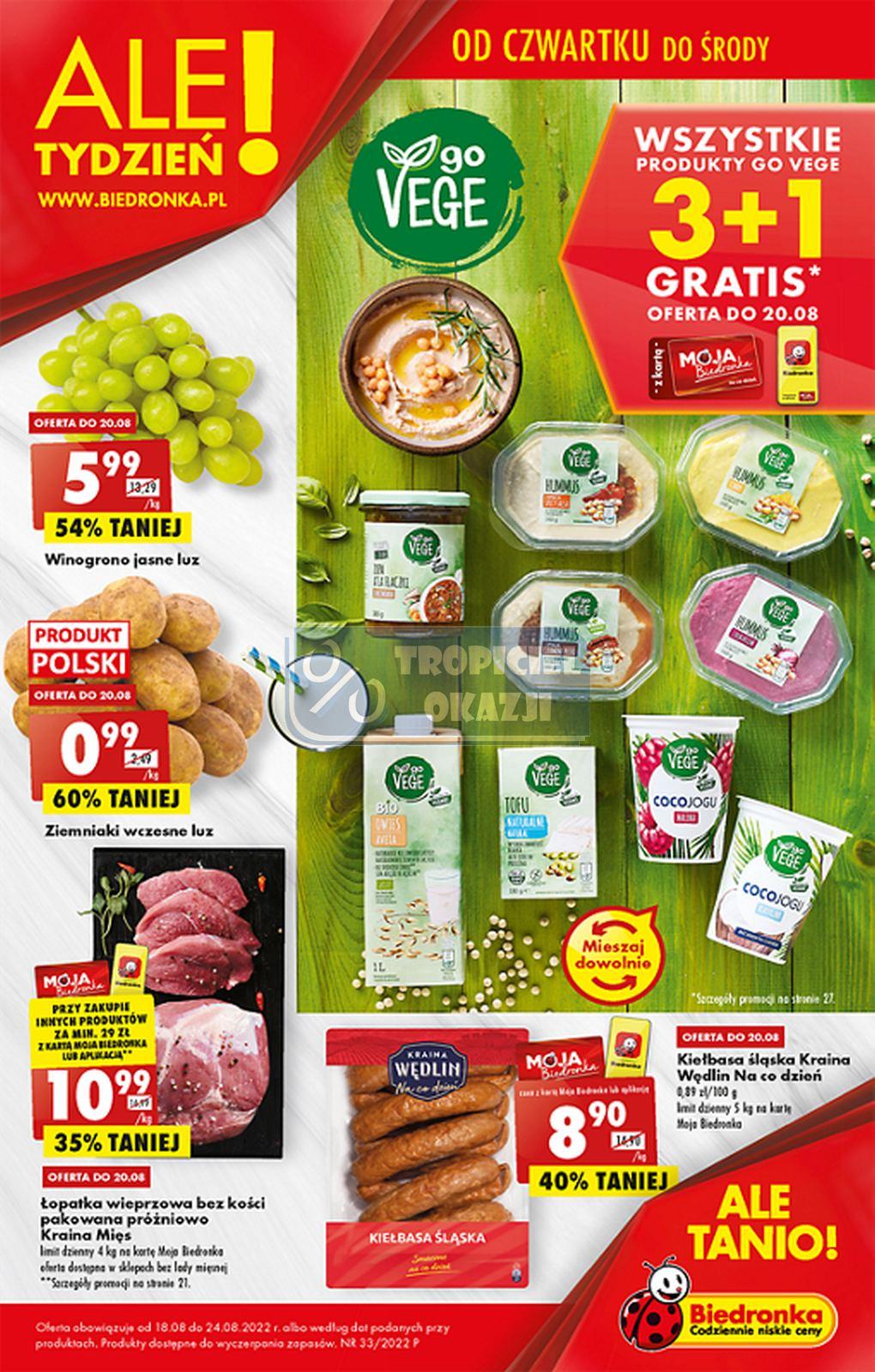 Gazetka promocyjna Biedronka str. 1