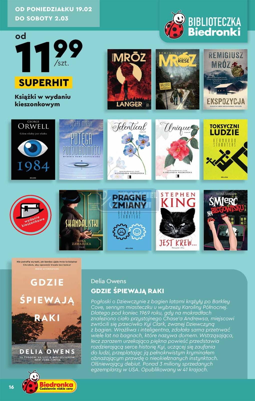 Gazetka promocyjna Biedronka str. 16