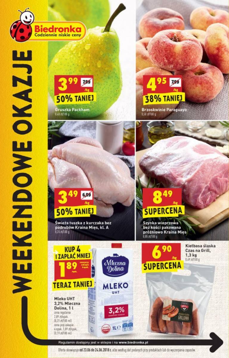 Gazetka promocyjna Biedronka str. 1