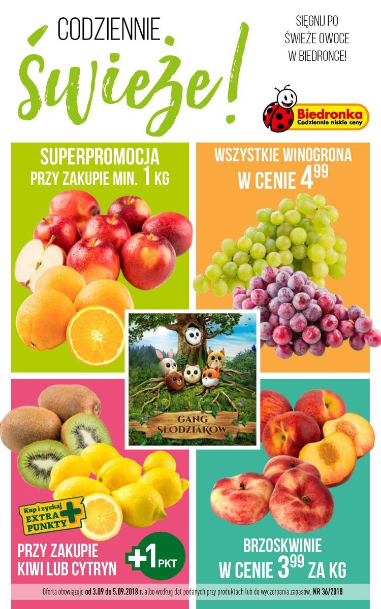 Gazetka promocyjna Biedronka str. 1