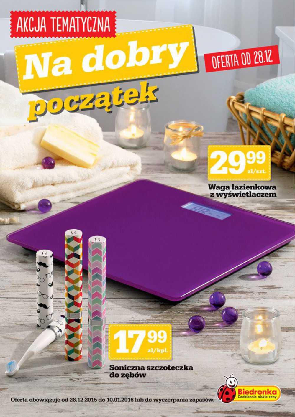 Gazetka promocyjna Biedronka str. 1