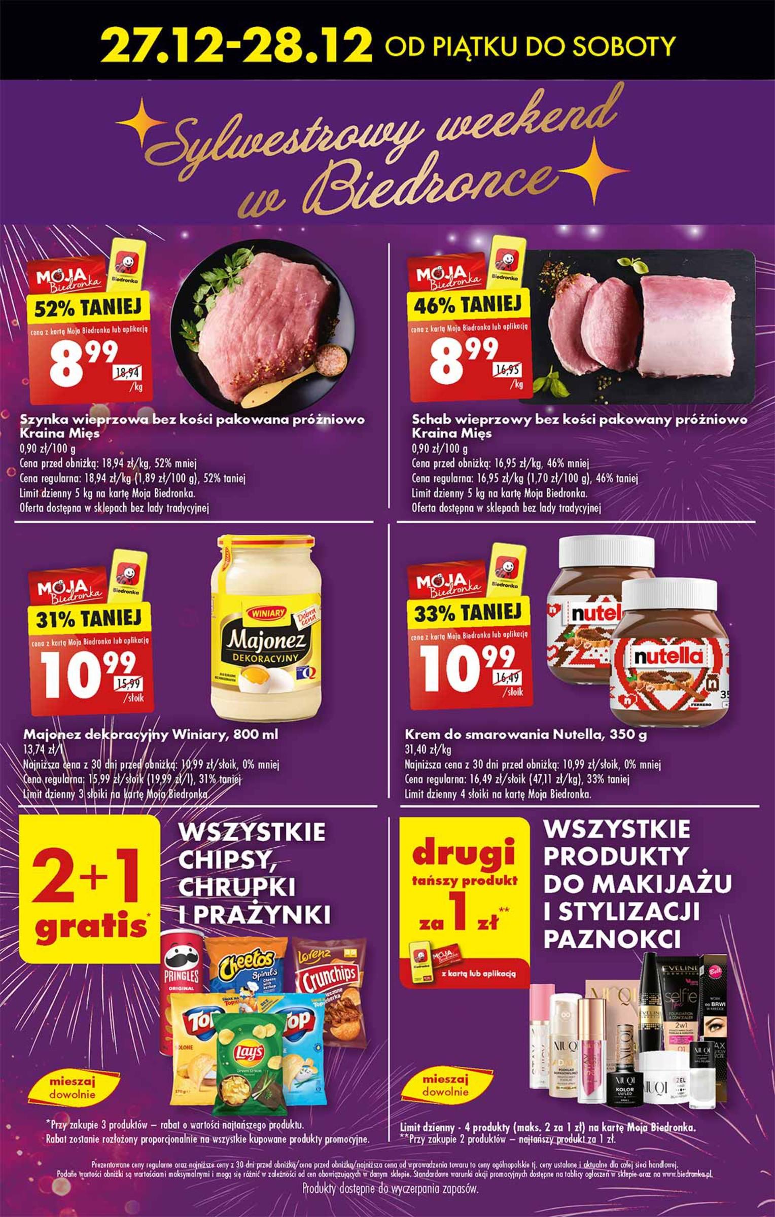 Gazetka promocyjna Biedronka str. 1