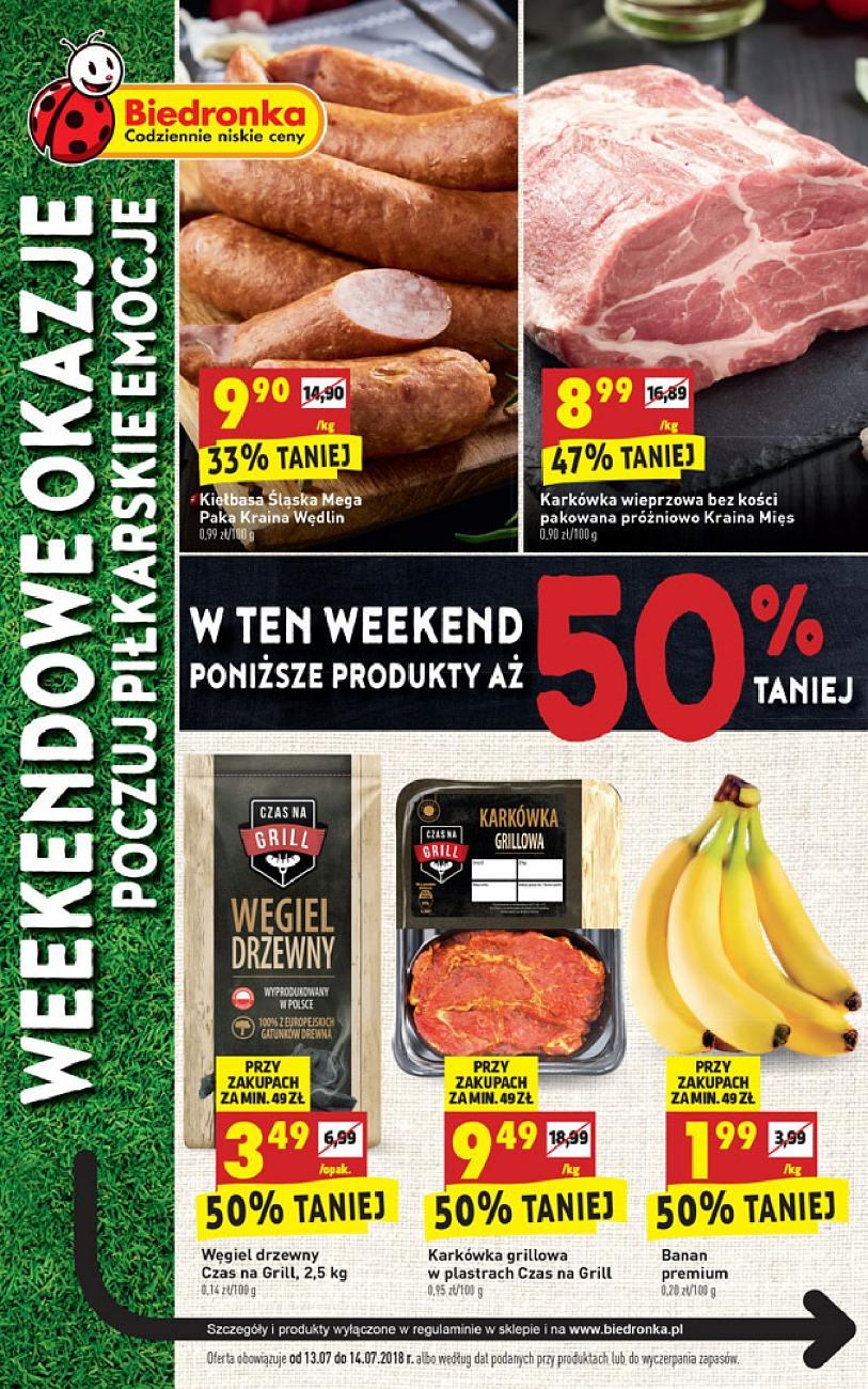 Gazetka promocyjna Biedronka str. 1