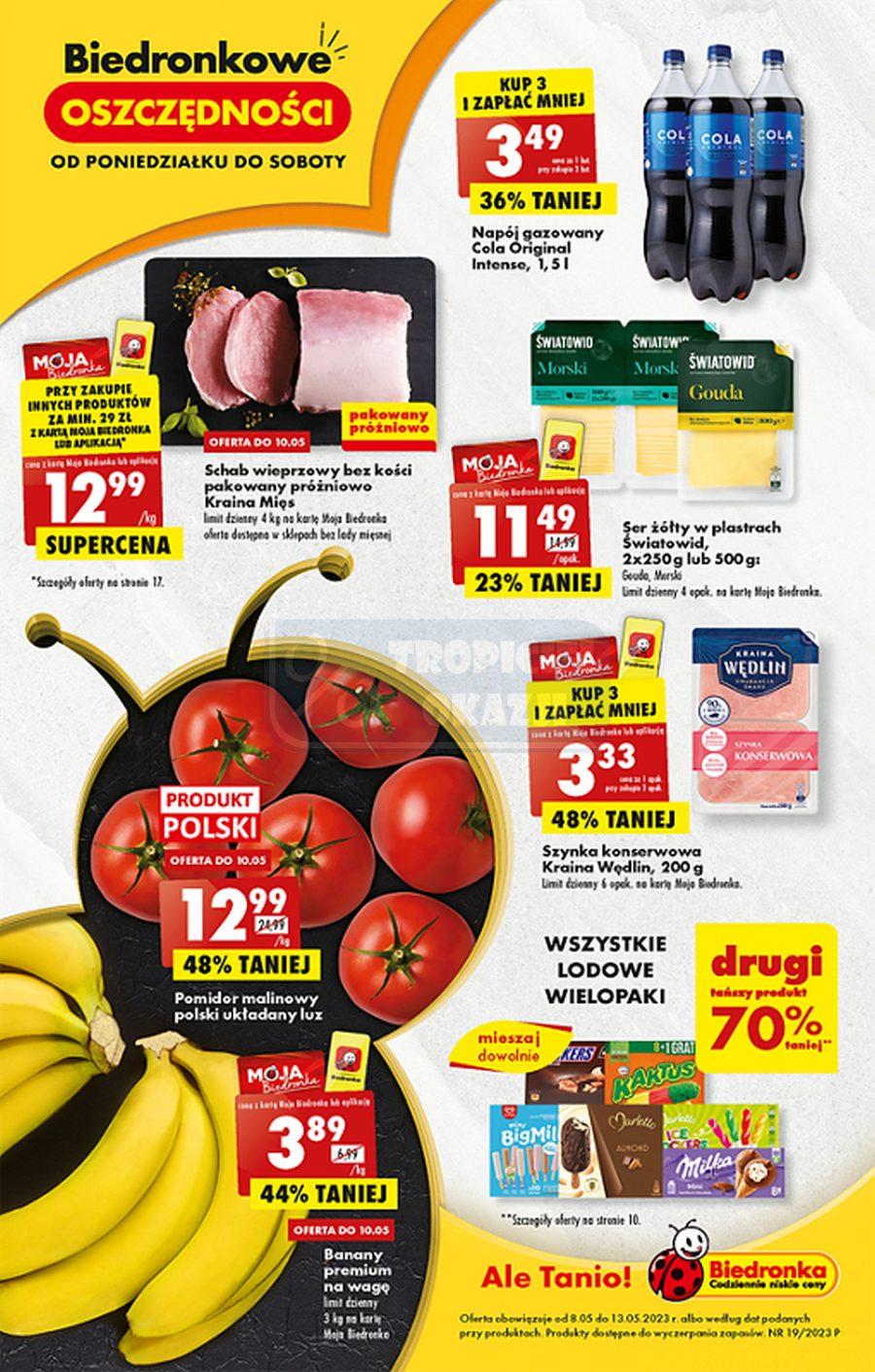 Gazetka promocyjna Biedronka str. 1