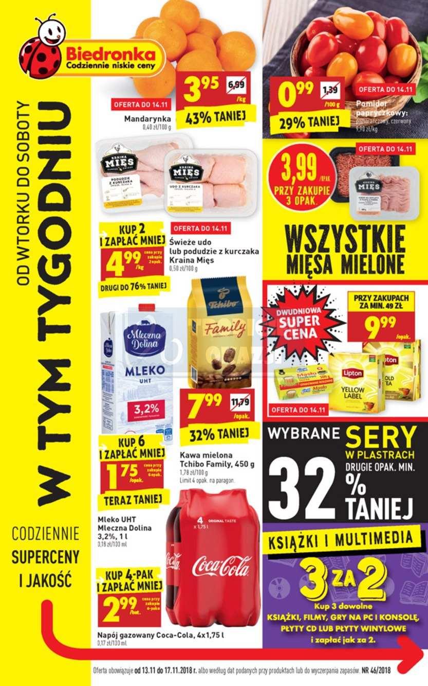 Gazetka promocyjna Biedronka str. 1