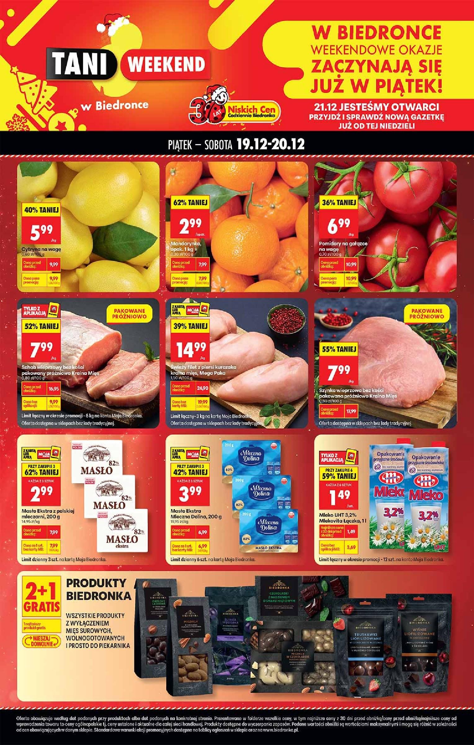 Gazetka promocyjna Biedronka str. 1