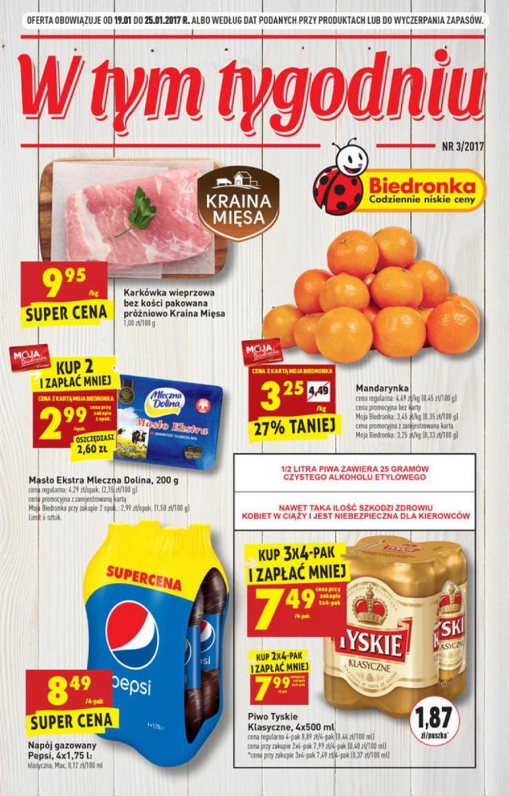 Gazetka promocyjna Biedronka str. 1