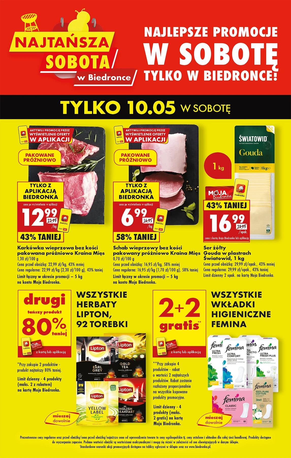 Gazetka promocyjna Biedronka str. 1