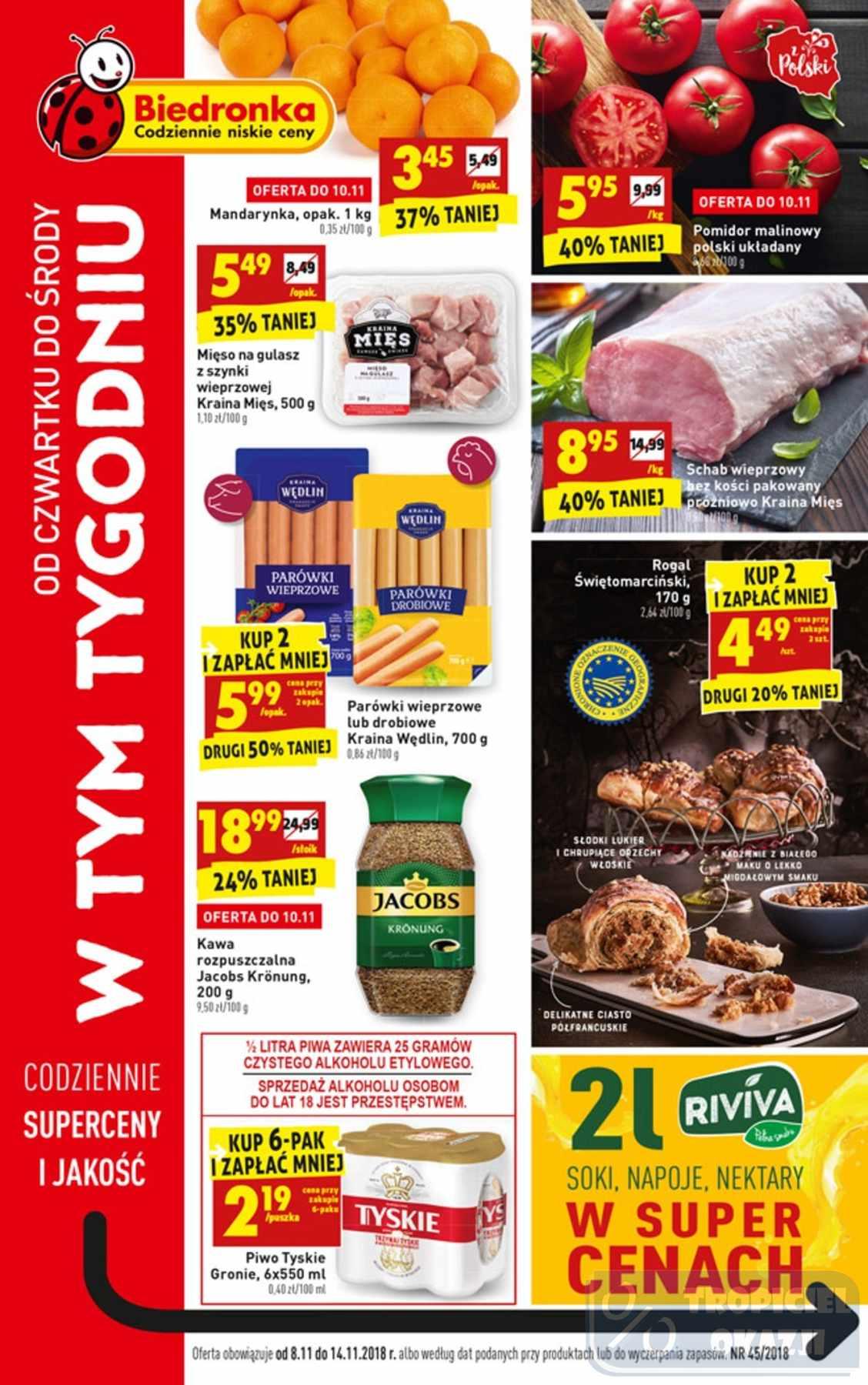 Gazetka promocyjna Biedronka str. 1