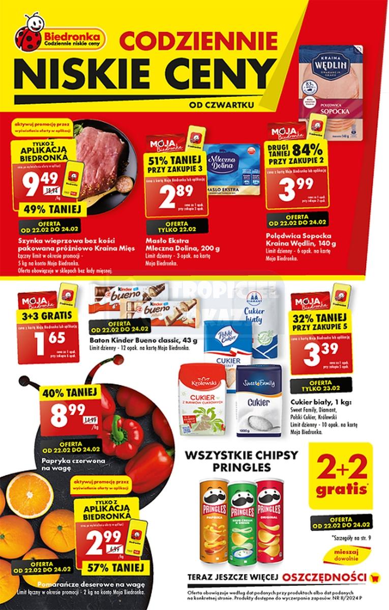 Gazetka promocyjna Biedronka str. 1