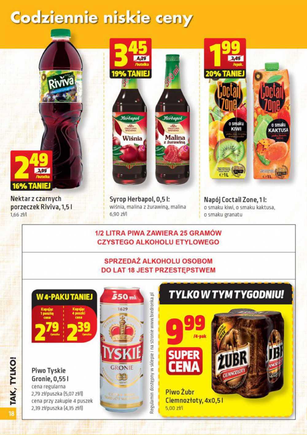 Gazetka promocyjna Biedronka str. 18