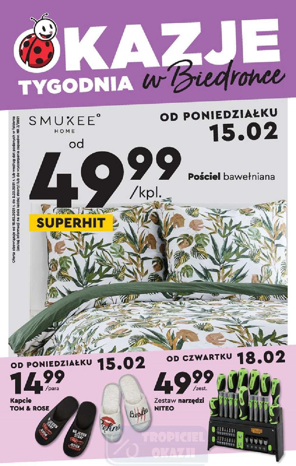 Gazetka promocyjna Biedronka str. 1