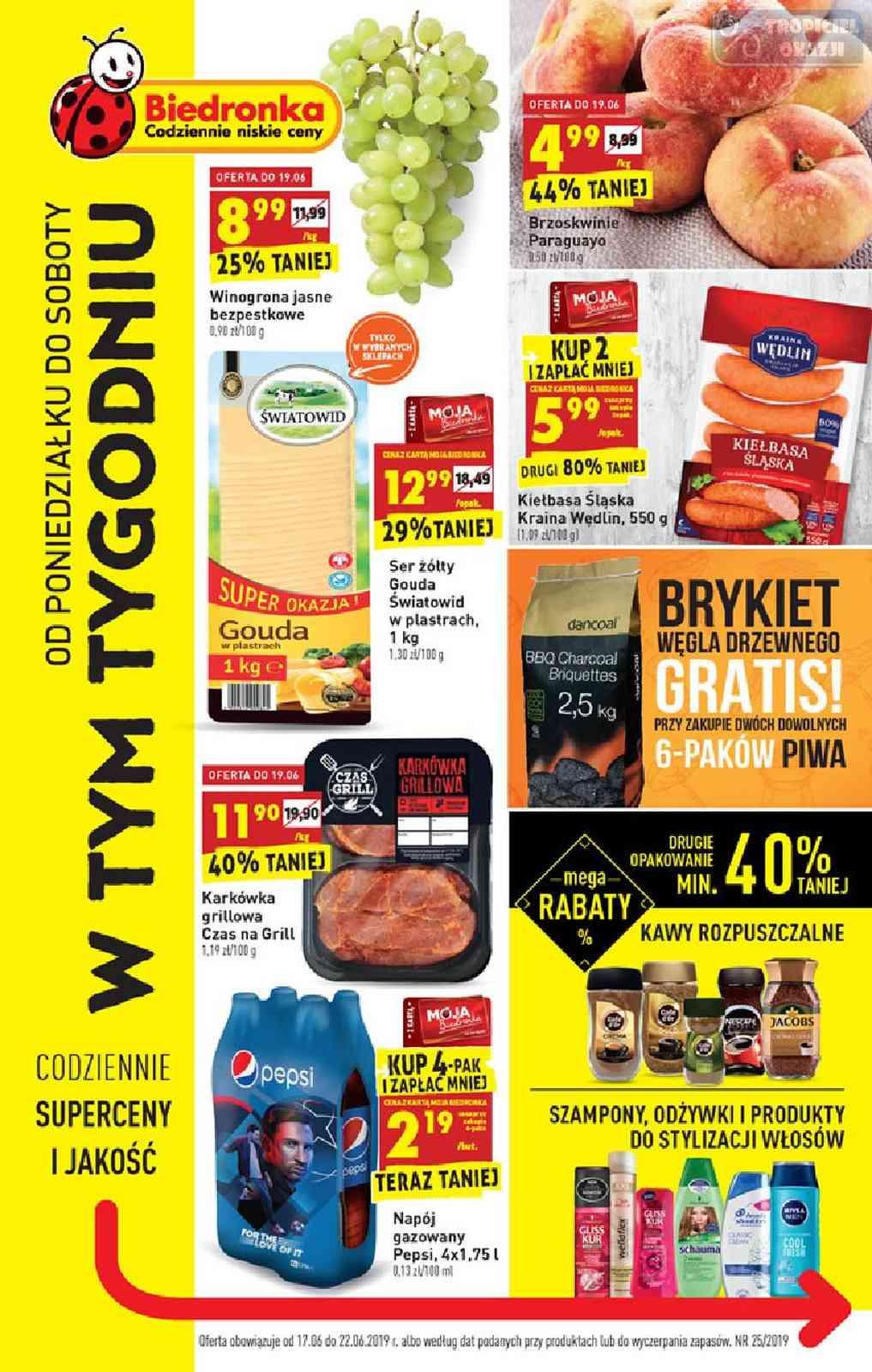 Gazetka promocyjna Biedronka str. 1