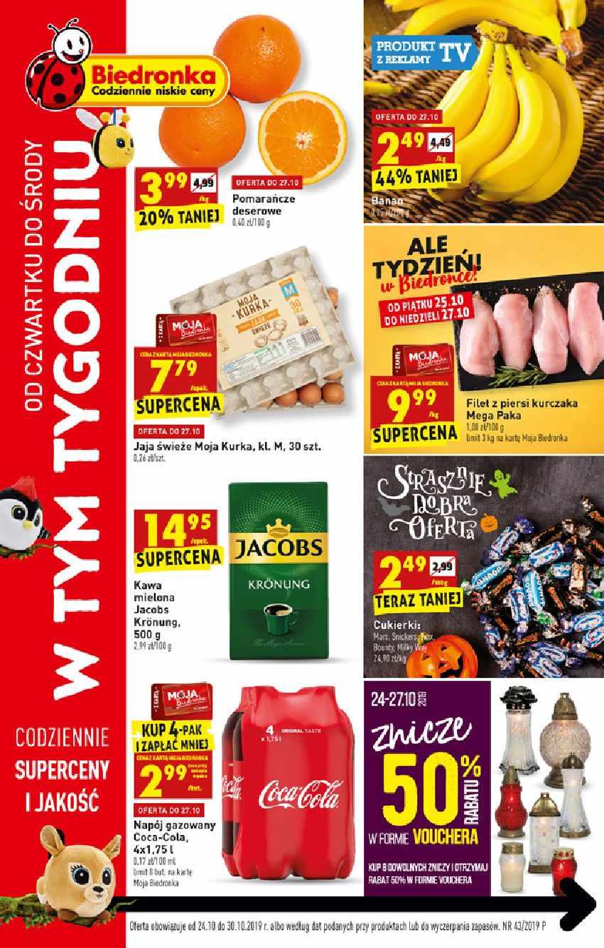 Gazetka promocyjna Biedronka str. 1