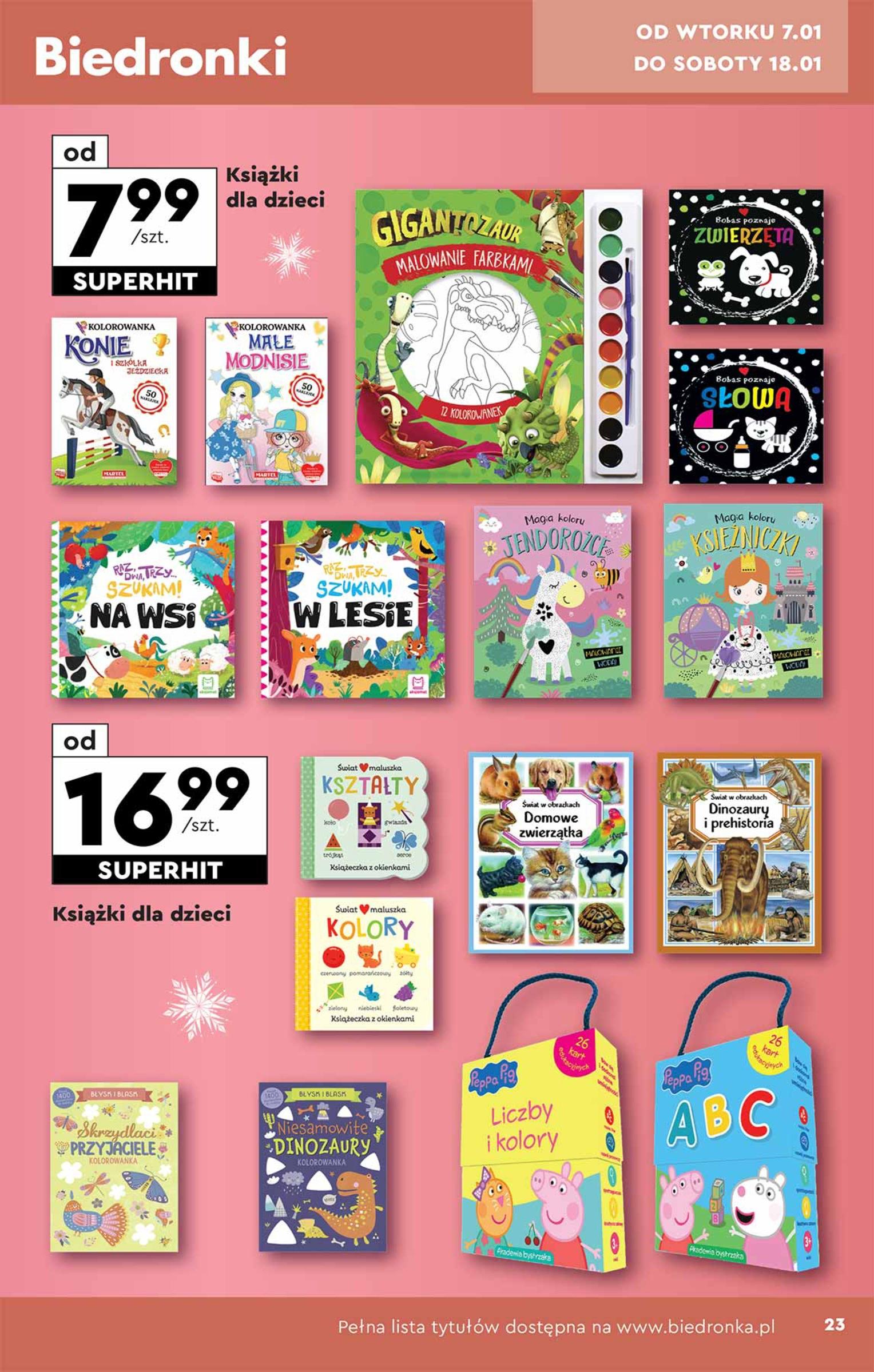 Gazetka promocyjna Biedronka str. 23