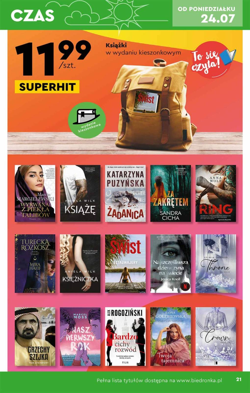 Gazetka promocyjna Biedronka str. 21