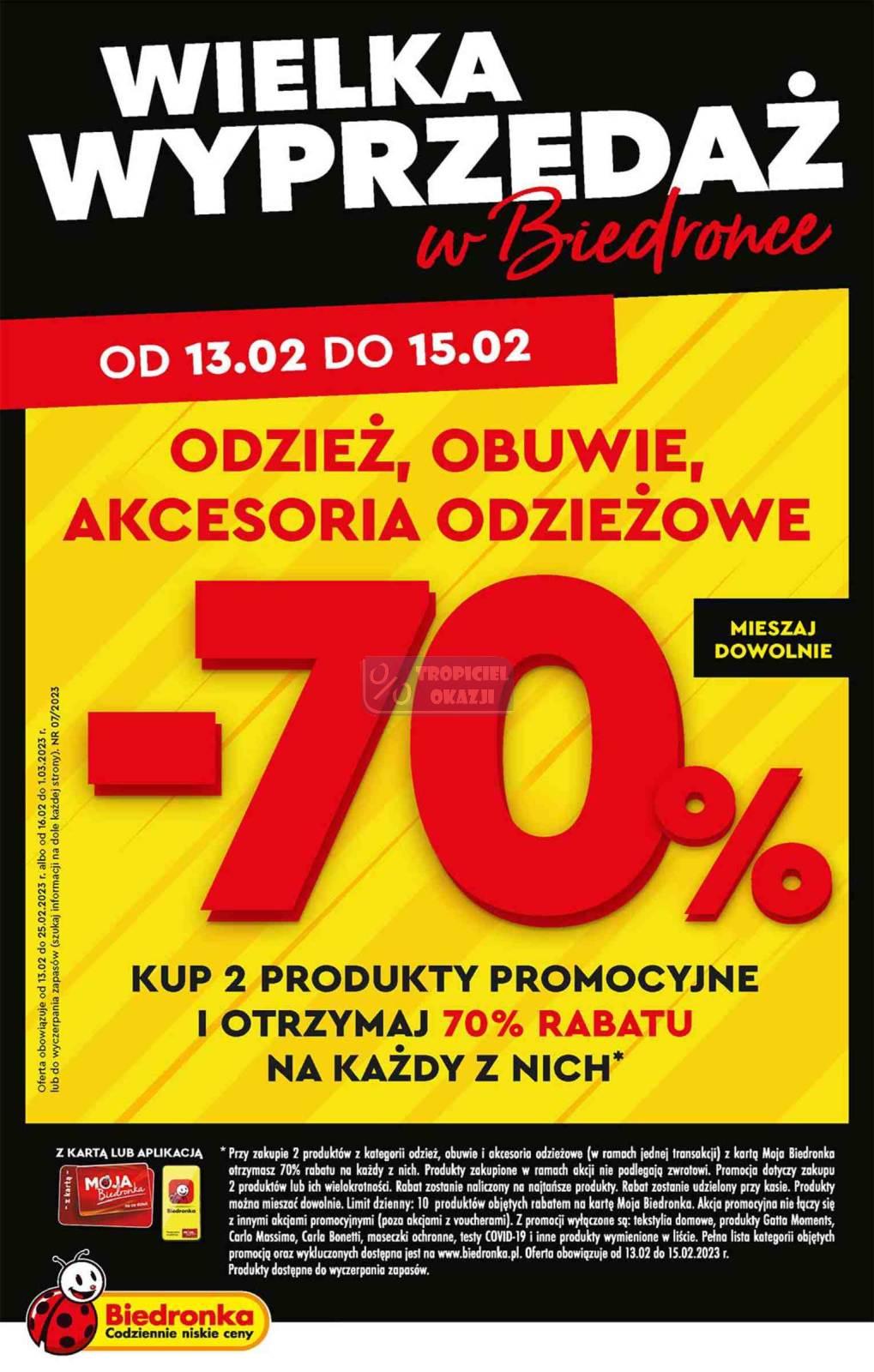 Gazetka promocyjna Biedronka str. 1