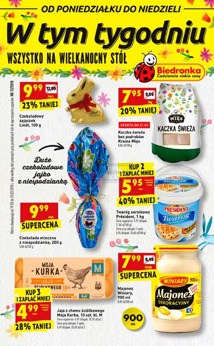 Gazetka promocyjna Biedronka str. 1