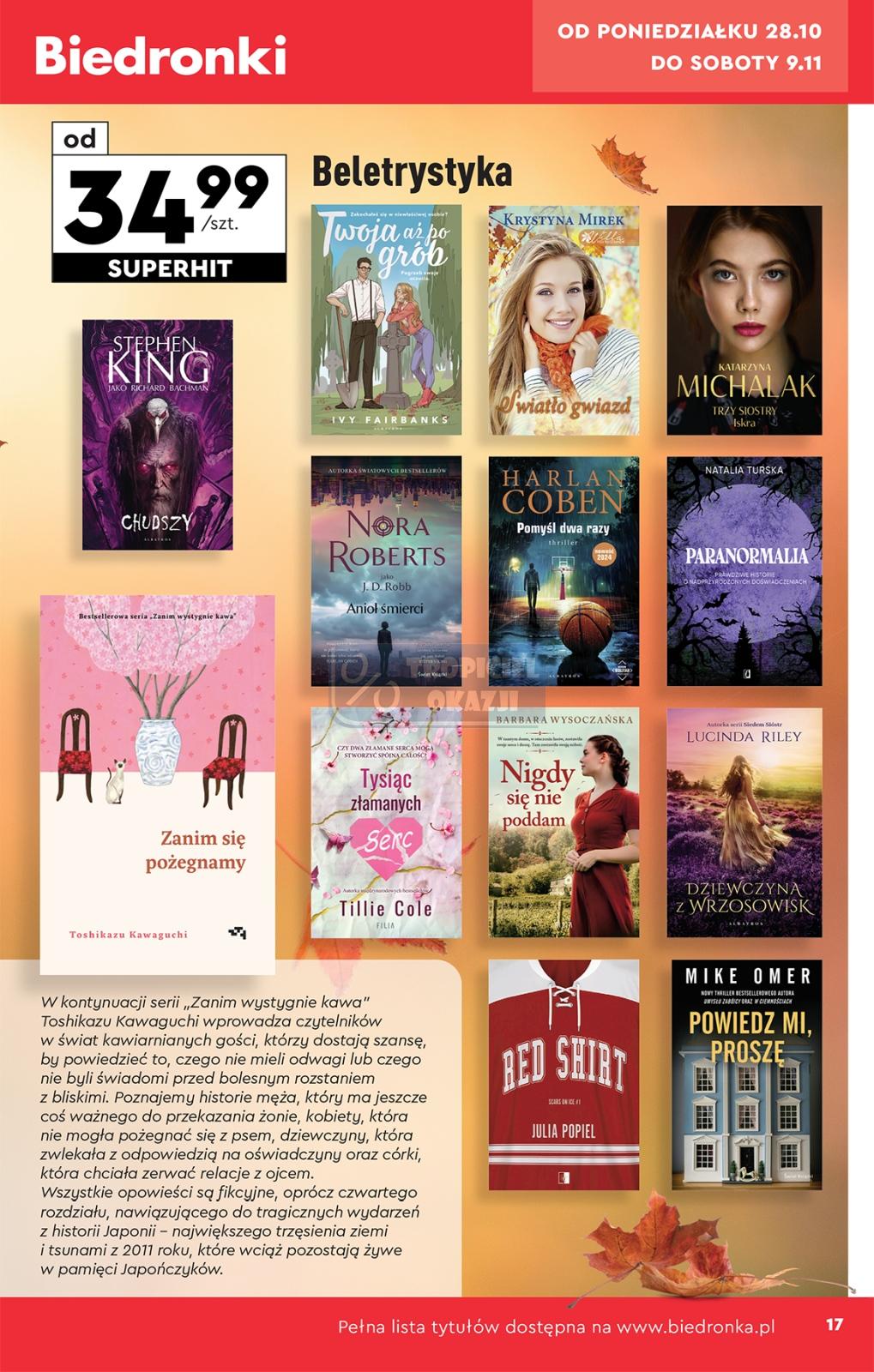 Gazetka promocyjna Biedronka str. 17