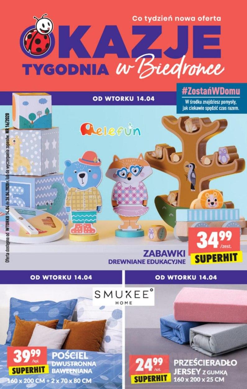 Gazetka promocyjna Biedronka str. 1