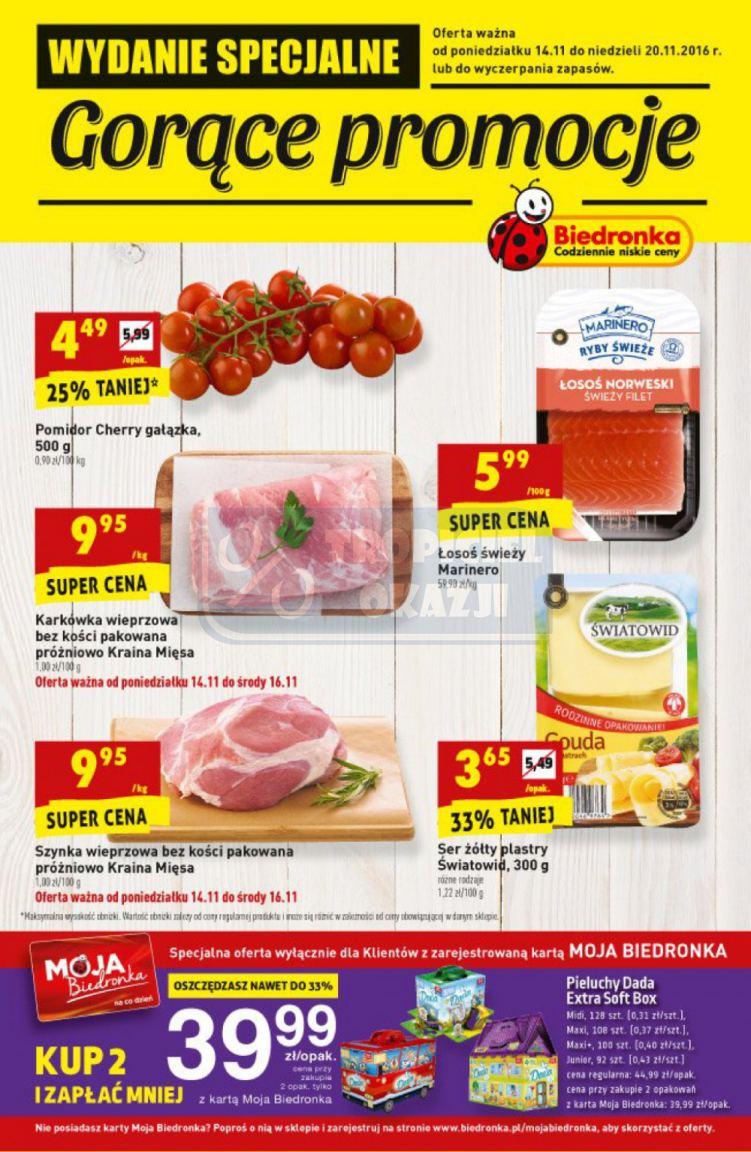 Gazetka promocyjna Biedronka str. 1