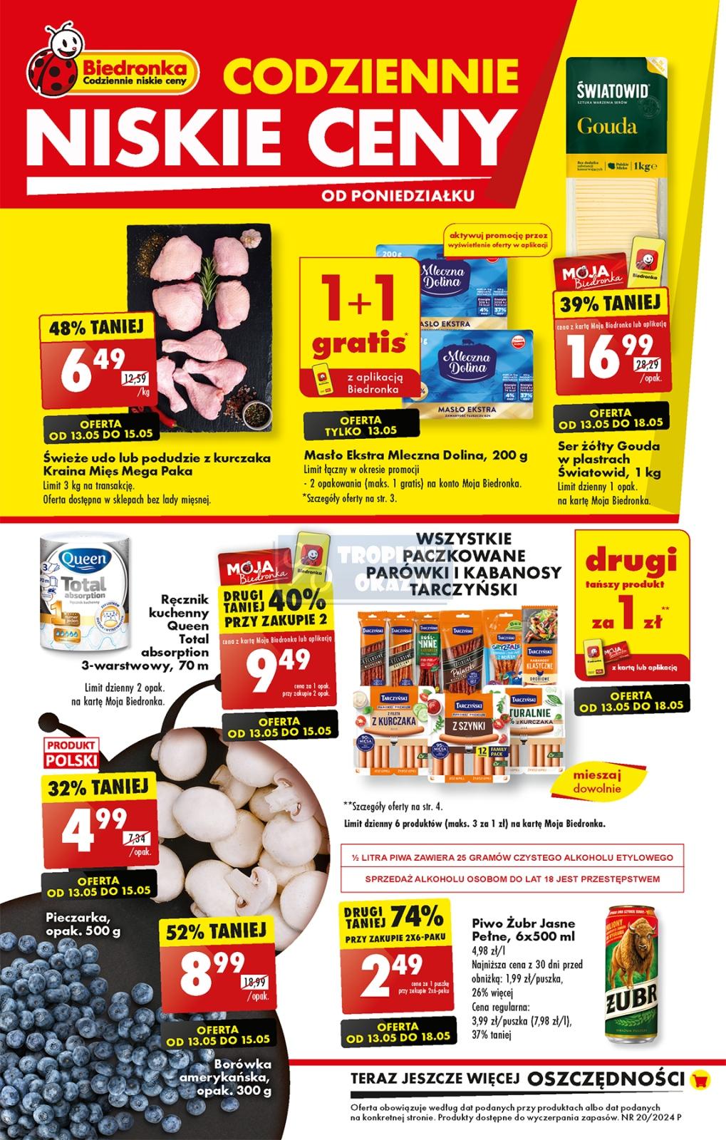 Gazetka promocyjna Biedronka str. 1