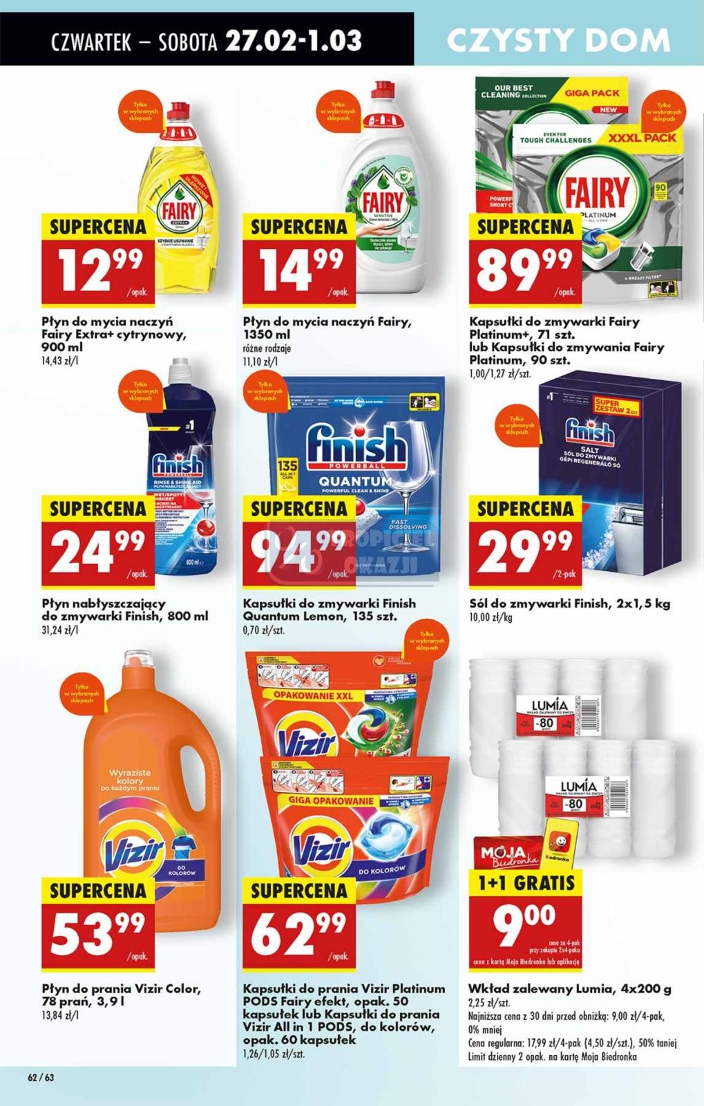 Gazetka promocyjna Biedronka str. 62