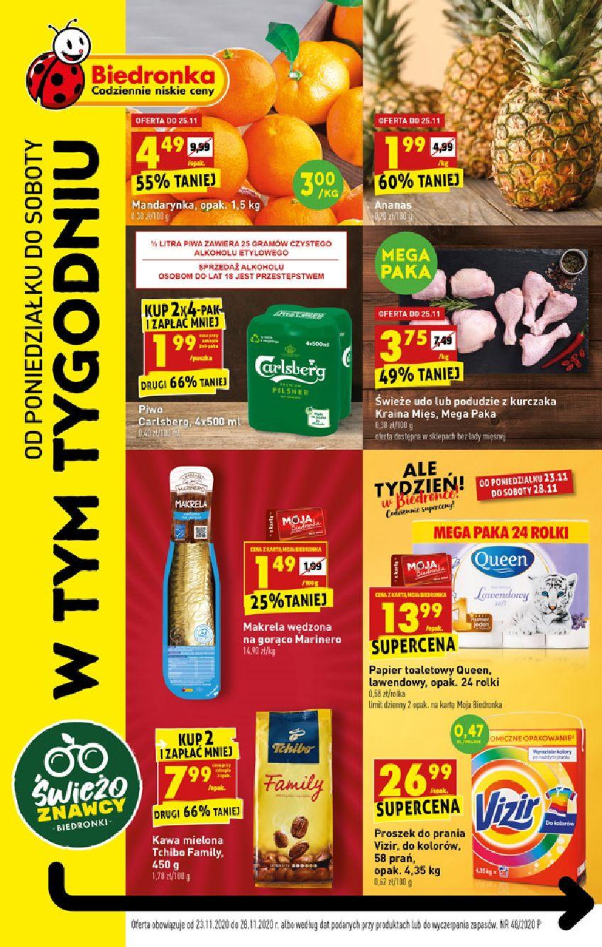 Gazetka promocyjna Biedronka str. 1