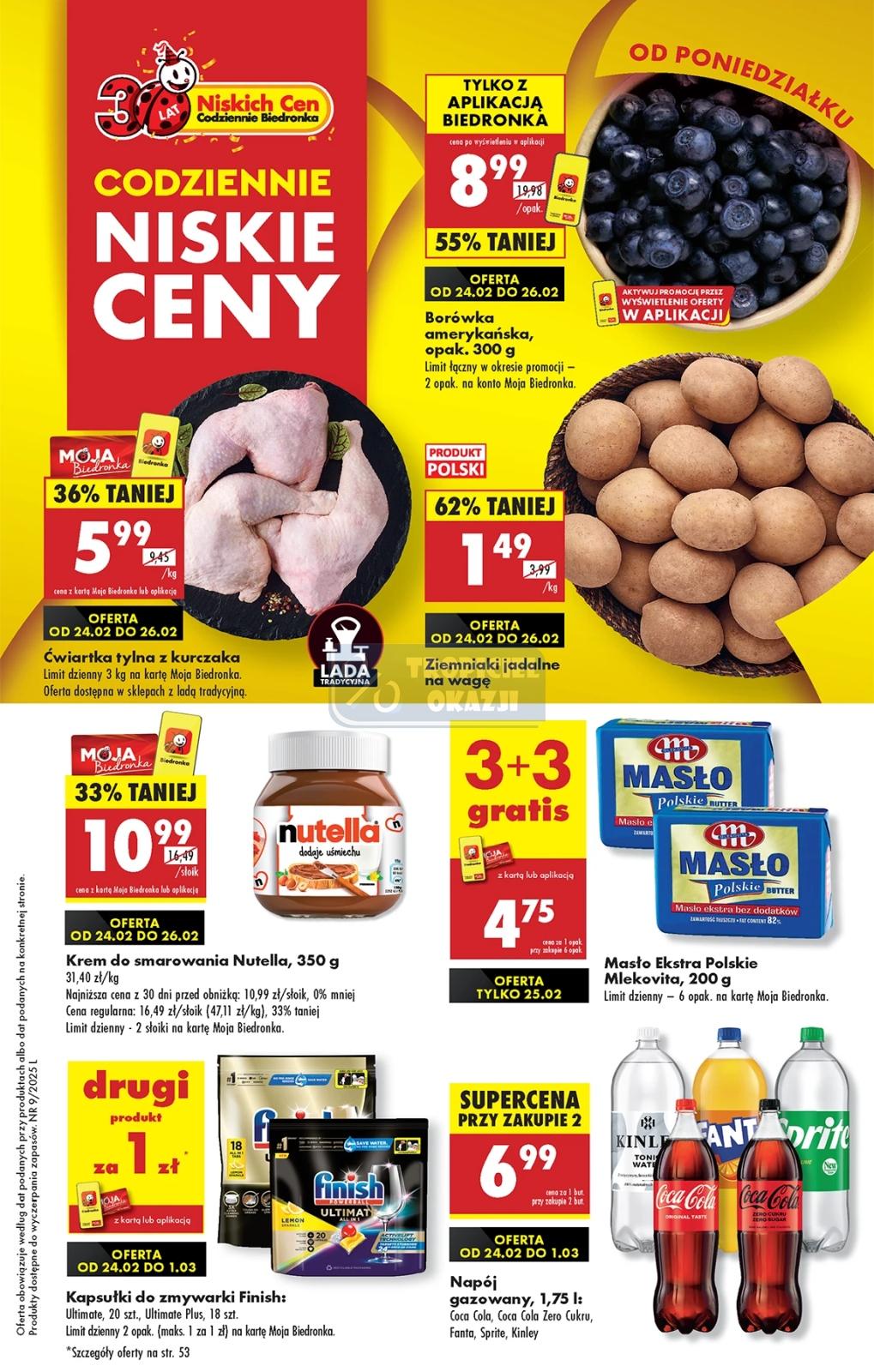 Gazetka promocyjna Biedronka str. 1