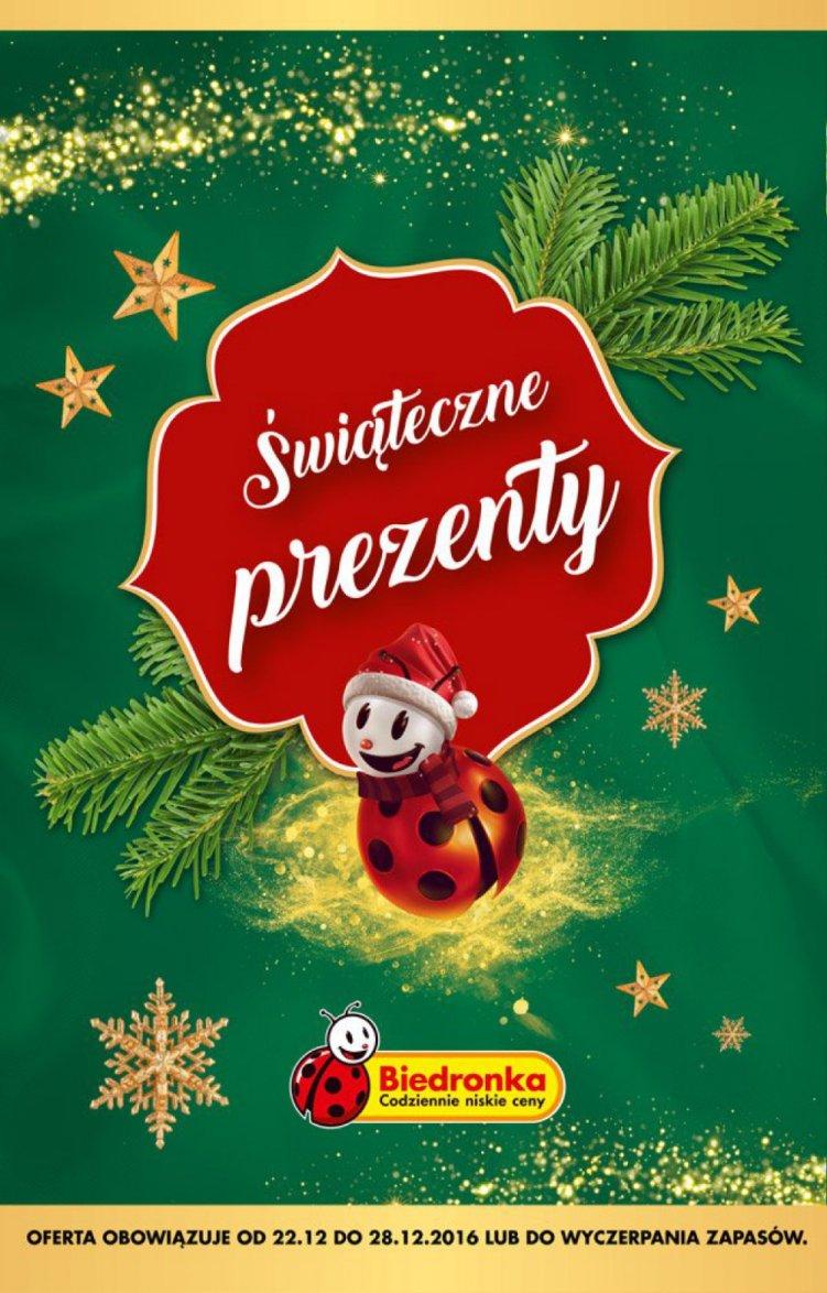 Gazetka promocyjna Biedronka str. 1