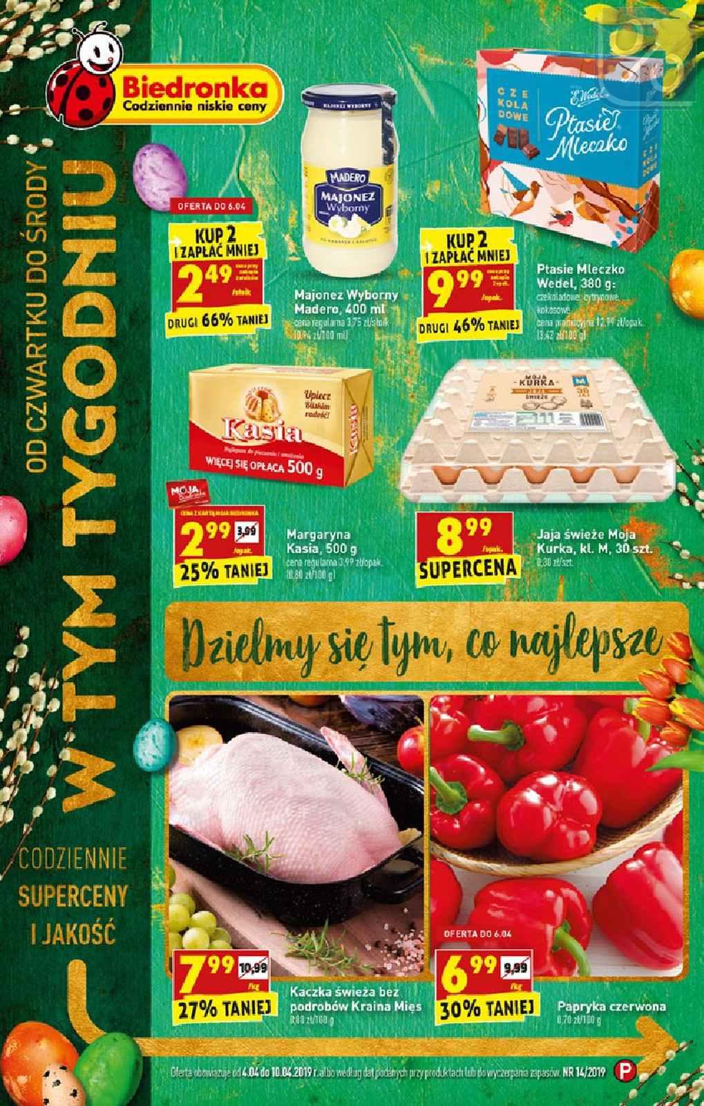 Gazetka promocyjna Biedronka str. 1