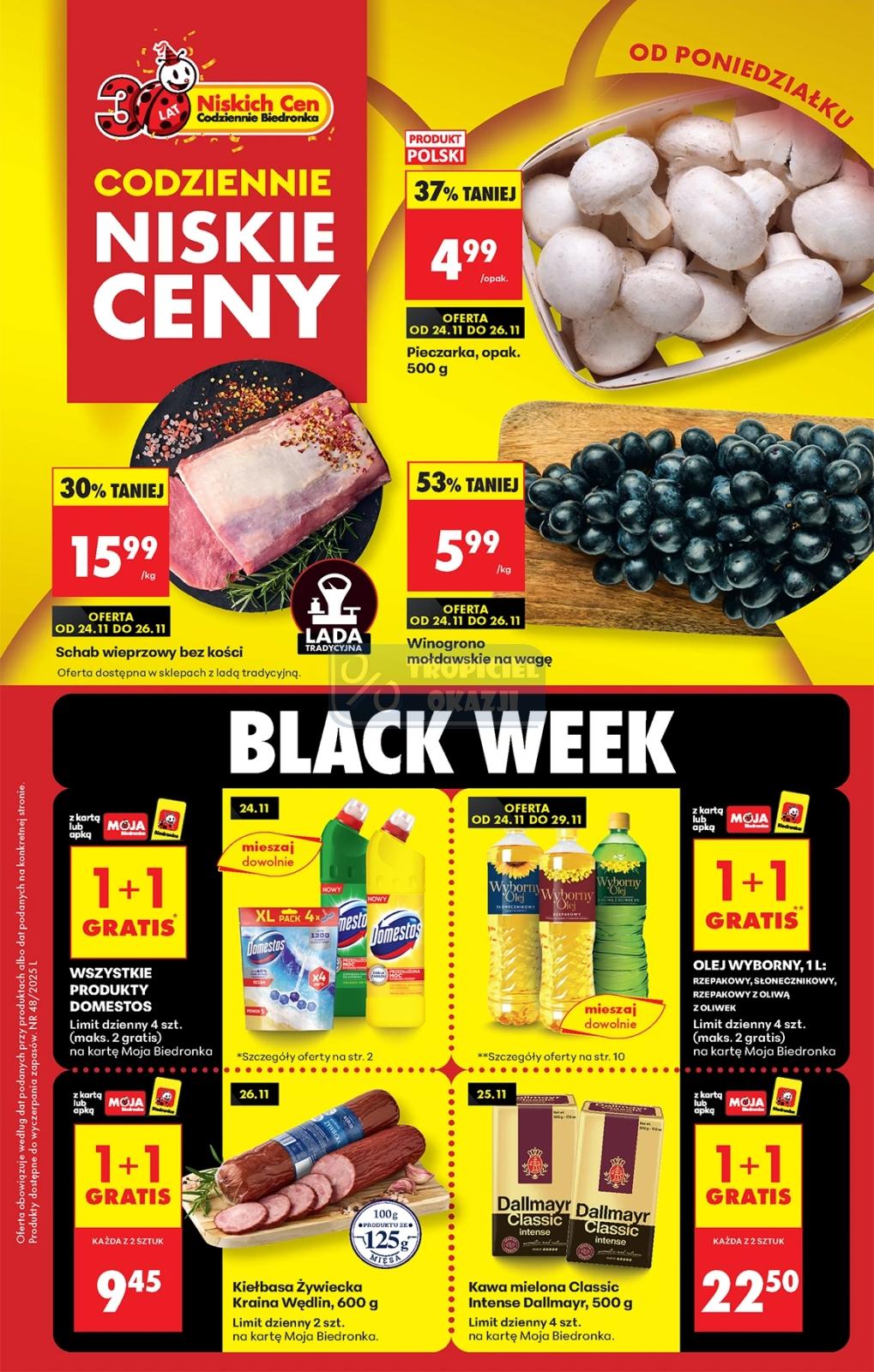 Gazetka promocyjna Biedronka str. 1