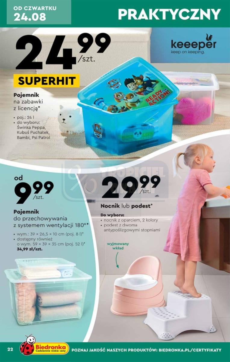 Gazetka promocyjna Biedronka str. 22
