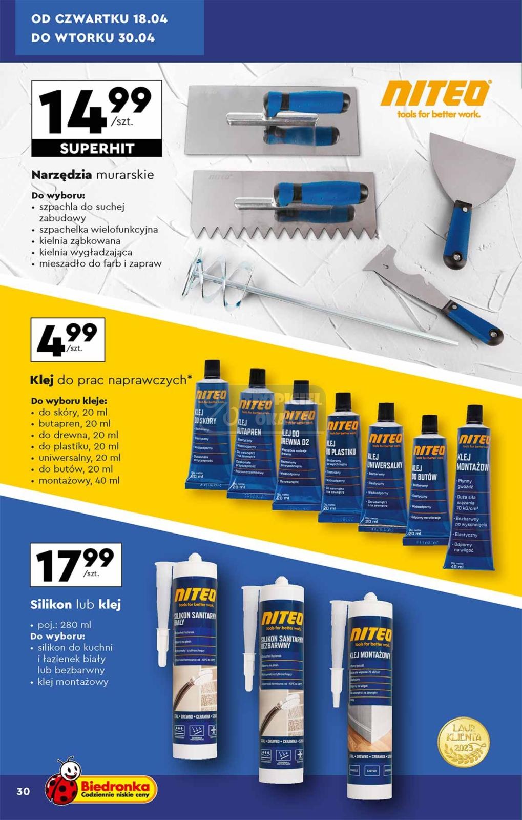 Gazetka promocyjna Biedronka str. 30