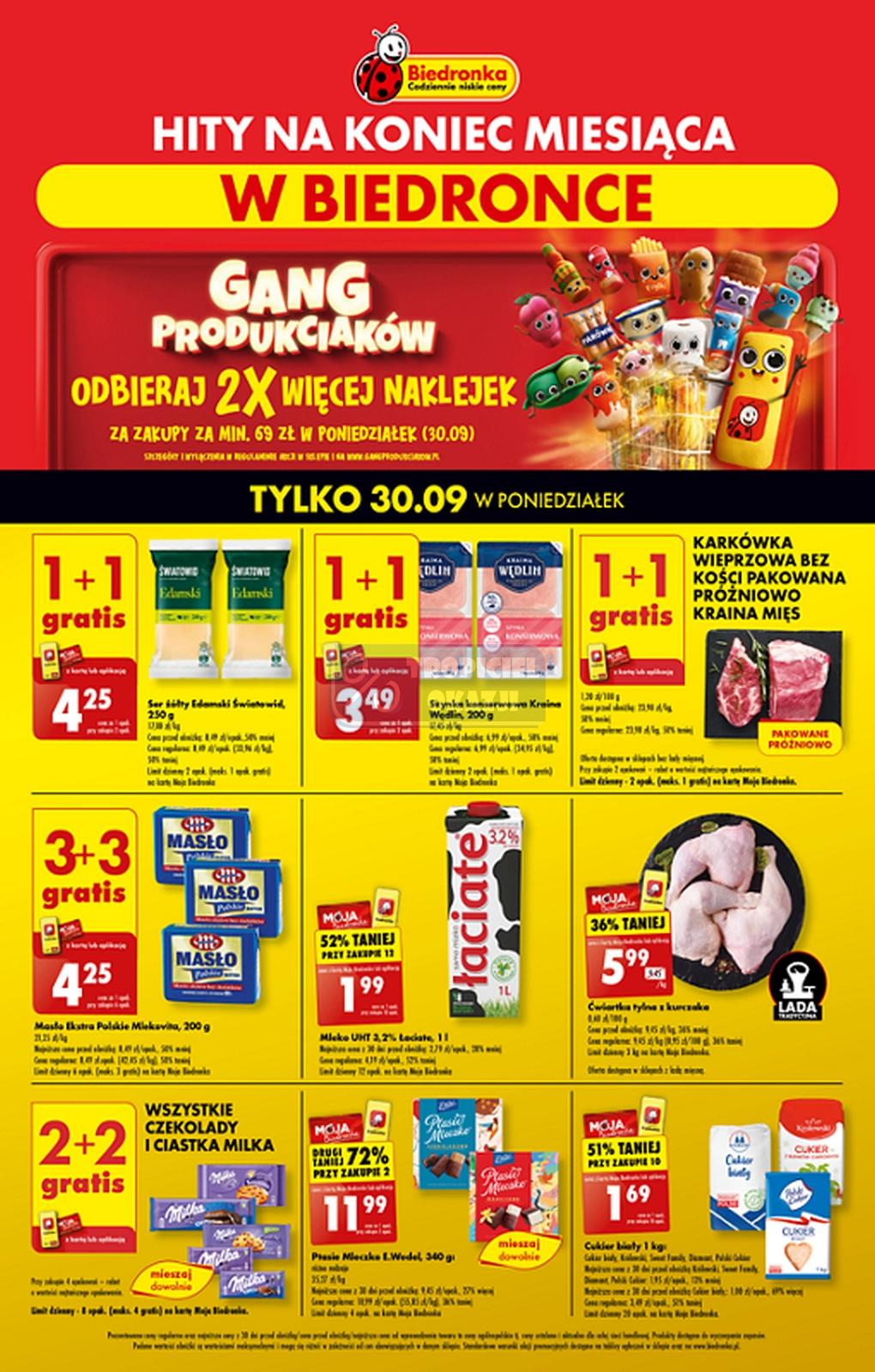 Gazetka promocyjna Biedronka str. 1