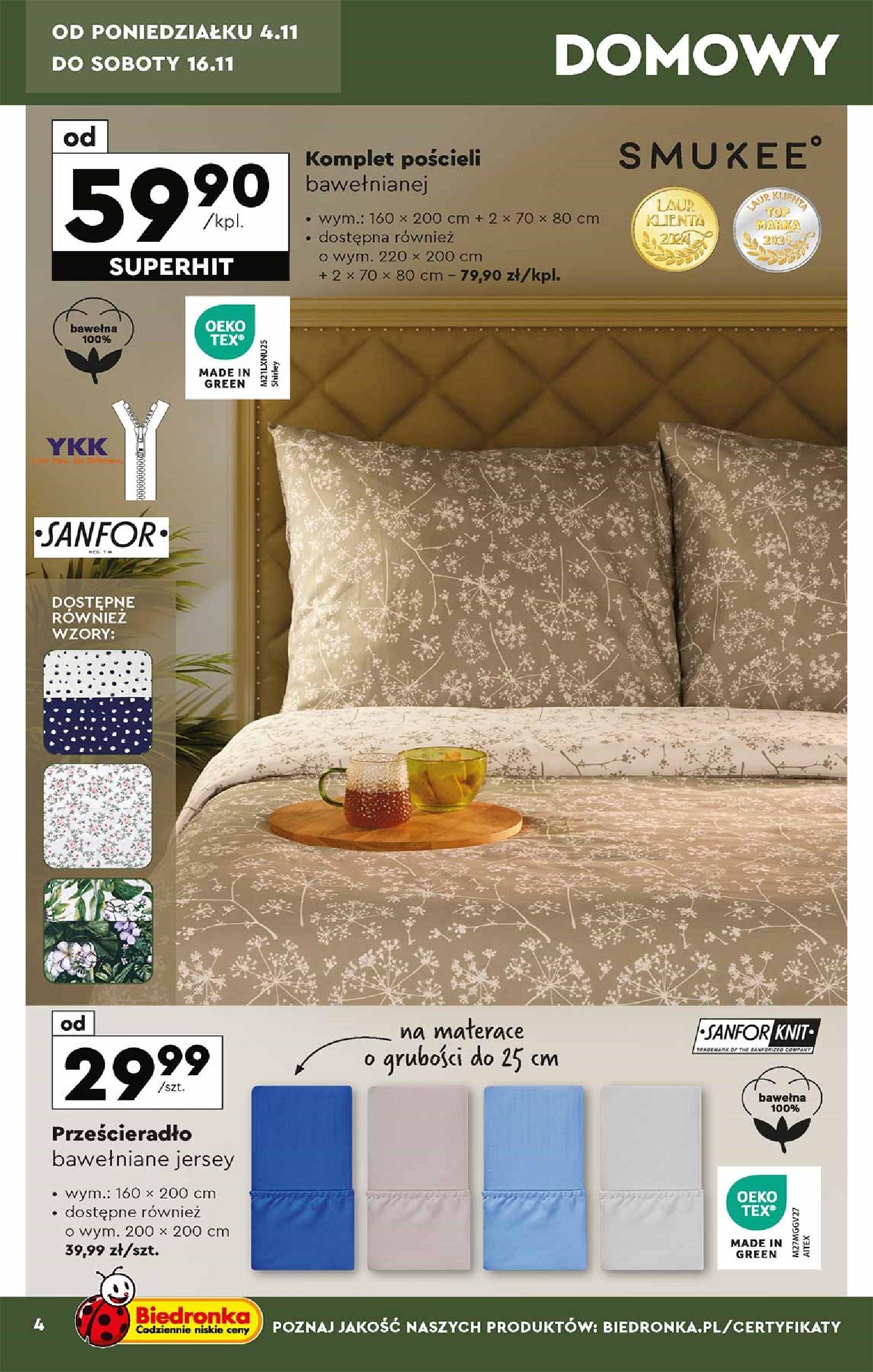 Gazetka promocyjna Biedronka str. 4