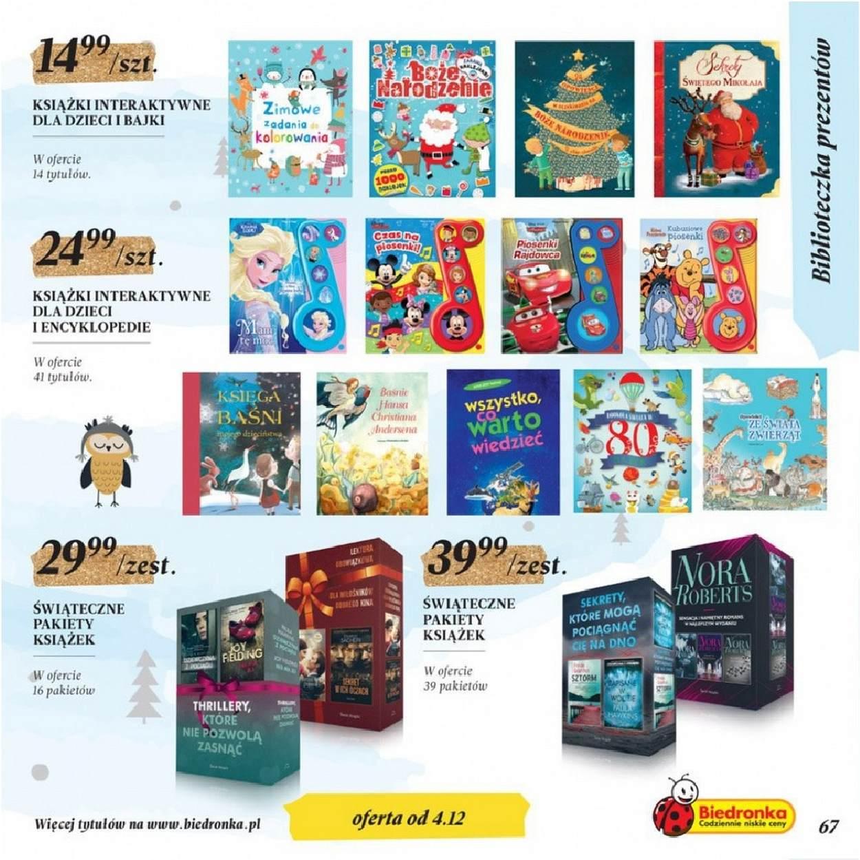 Gazetka promocyjna Biedronka str. 67