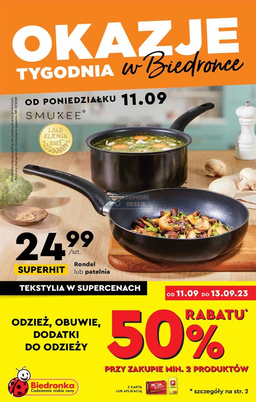 Gazetka promocyjna Biedronka str. 1