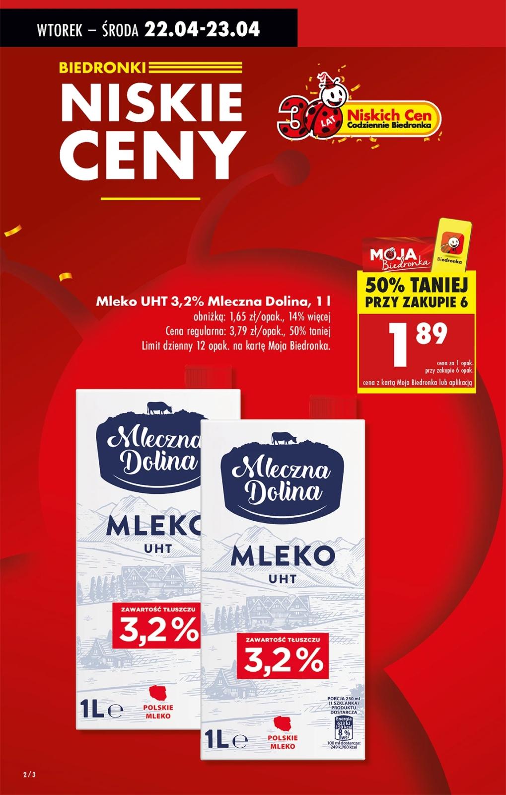 Gazetka promocyjna Biedronka str. 2